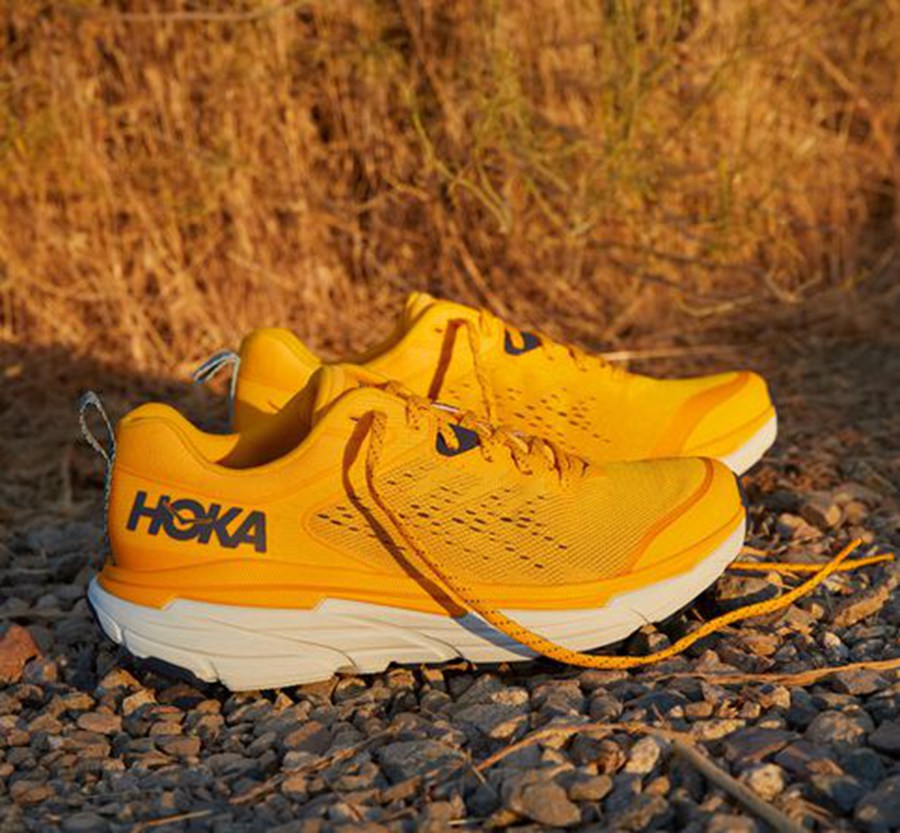 Hoka Australia One One Challenger ATR 6 - Mens Trail Shoes Yellow - QOBXT-4389